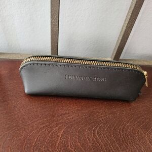 Black Leather Portland Leather Pouch
